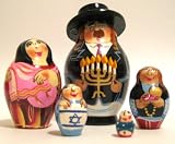 Jewish family Russian Nesting Doll * 5pc /4 in * m.j4-3