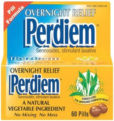 Perdiem Pill Overnight Relief 60 Each