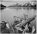 Adams - Jackson Lake in Grand Teton Wyoming canvas art print, 30 x 40 UnMounted