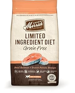 Merrick Limited Ingredient Diet Real Salmon and Sweet Potato Recipe Pet Food, 22-Pound