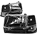 Ford F-150 Bronco Replacement Headlight Lamp Assembly (Black Housing) - 5 Gen