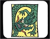 Decorated Mouse Pad with animals, horoscope, chinese, dragon, animal