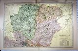 MAP BRITAIN 1895 HAMPSHIRE WINCHESTER SOUTHAMPTON
