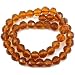 Brown Faceted Round Glass Beads Beading 7.5mm 13" Str