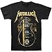 Metallica Men's Hetfield Iron Cross Guitar T-shirt Small Black