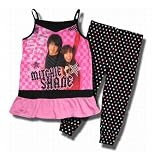 Disney Camp Rock "Mitchie and Shane" 2 piece cami and capri set for girls