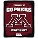 Minnesota Golden Gophers College Style 50x 60 Imprint Micro Raschel Blanket/Throw - NCAA College Athletics