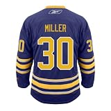 Ryan Miller Buffalo Sabres Reebok Premier Replica Home NHL Hockey Jersey Size XL