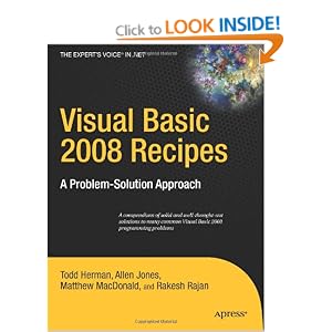 Visual Basic 2008 Recipes: A Problem-Solution Approach (Expert's Voice in .NET)