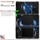 Nintendo DSi Skin Barbwire Heart Blue WraptorSkinz Skins (DSi NOT INCLUDED)
