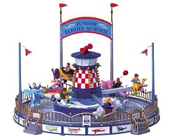 Lemax Sights and Sounds Carnival Village Junior Flight School #74703