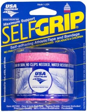 SelfGrip Self-Adhering Support Bandage, Pink, 2 Inch