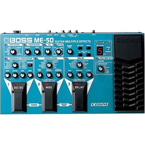 BOSS ME50 Guitar Multiple Effects Pedalboard