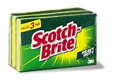 Scotch-Brite Heavy Duty Scrub Sponge, 3-Count Sponges (Pack of 8)