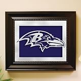 Baltimore Ravens Framed Laser Cut Metal Wall Art