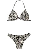 Leopard-print bikini