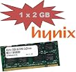 HYNIX RAM 2 GB PC2-5300 (667MHz) DDR2 SO-DIMM f�r iMac/ MacBook (Pro)