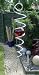 Kitchen & Housewares : Chrome Garden Spinner with Red Glass Ball