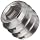 18-8 Stainless Steel Set Screw, Hex Socket Drive, Flat Point