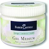Faber-Castell FBR770303 FaberCastell Prep & Finish Gel Medium Jar - 3.3 Oz.