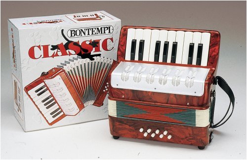 Childrens Toyshop  Toys : Bontempi Classic Wooden Accordion