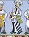 Le Chef - 36' tier (pr) Kitchen Curtain
