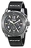 Fossil-FS5016's Watch Quartz Chronograph Leather Strap Black