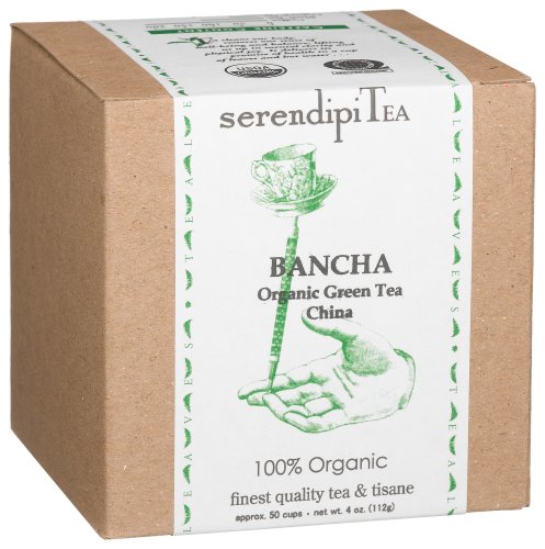 SerendipiTea Bancha, Organic Green Tea, 4-Ounce Boxes (Pack of 2) by SerendipiTea