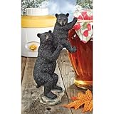 Classic Bear Mother and Cub Statue Sculpture