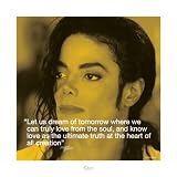 Michael Jackson (Dream of Tomorrow) Music Poster Print - 16x16