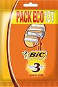 BiC 3 Sensitive Mens Triple Blade Disposable Shaver Pack of 12
