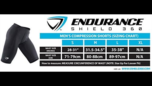 Men's Compression Shorts - Performance Grade Compression Shorts for Active Men - Great for Running &amp; Working Out - Sized for Men &amp; Boys - Endurance Shield 360® - 100% Money Back Guaranteed!