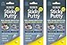 9oz Alcolin Sticky Putty Reusable Museum & Gallery Quality Adhesive Putty, Repositionable -Won't Dry -3 x 3oz Pack