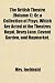 The British Theatre (Volume 1); Or, a Collection of Plays, Which Are Acted at the Theatres Royal, Drury Lane, Covent Garden, and Haymarket.