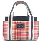 Women’s Tommy Hilfiger Small Iconic Tote Handbag Plaid