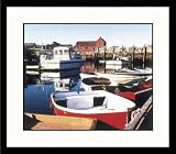 Great American Picture Boats at Rockport Framed Photograph