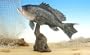 Land & Sea Sea Bass Fiberglass Statue