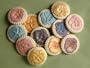 Lemon Pansies Springerle Cookies