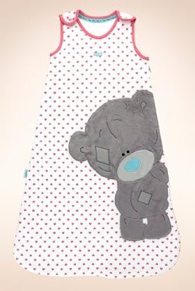 Pure Cotton Tatty Teddy Heart 1.1 Tog Sleeping Bag