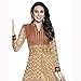 Ustaad Beige Color Beautiful Georgette Embroidery Wedding Indian Anarkali Suit