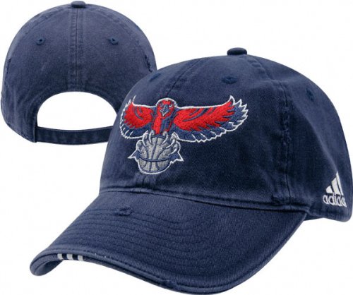 Atlanta Hawks 3-Stripe Basic Logo Slouch Adjustable Hat
