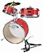 Percussion Plus Children's/Kids Drum Set (SEAT NOT INCLUDED) - Red