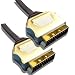 5 Metre Metal Plug, Gold Plated, OFC Scart Cable 5M Lead