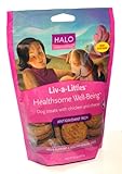 Halo Liv-a-Littles Healthsome Well-Being Natural Treats for Dogs, Chicken and Cheese, 6oz