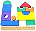 Non-Toxic 68 Piece foam Wonder Blocks for Children w/ Carry Tote - Non-Recycled Quality, Waterproof, Soft, Bright, Safe & Quiet