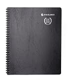 AT-A-GLANCE Recycled Collegiate Weekly/Monthly Appointment Book, 8-Inch x 9 7/8-Inch, Black, 2011/2012 (70-CP01-05)
