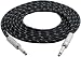 Pyle-Pro PCBL1F12 Premium Quality 12 Ft 1/4'' To 1/4'' Guitar/Instrument/Amp Cable W/Fabric Shielding