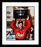 Dale Earnhardt Jr. NASCAR Auto Racing Daytona 500 Trophy Framed 8 x 10 Photograph