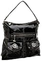KATHY Van Zeeland Turn It Up North/South Hobo,Black,one size