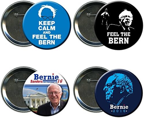 Set of 4 Bernie Sanders 2016 Campaign Button